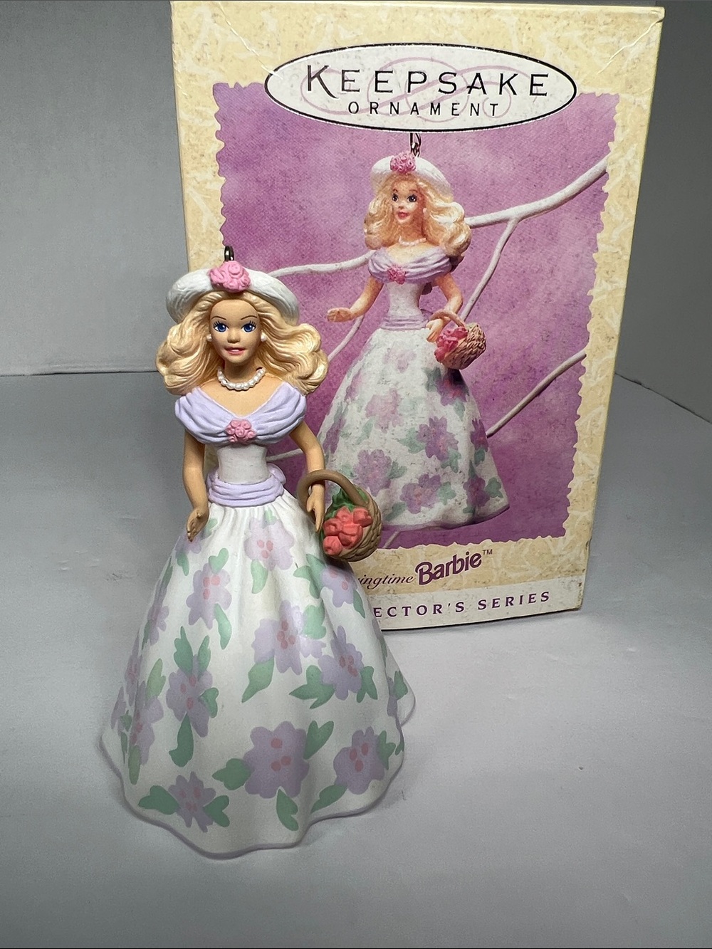 1995 Springtime Barbie Hallmark Keepsake Vintage Ornament